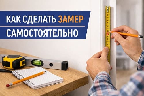 Как сделать замер проемов 